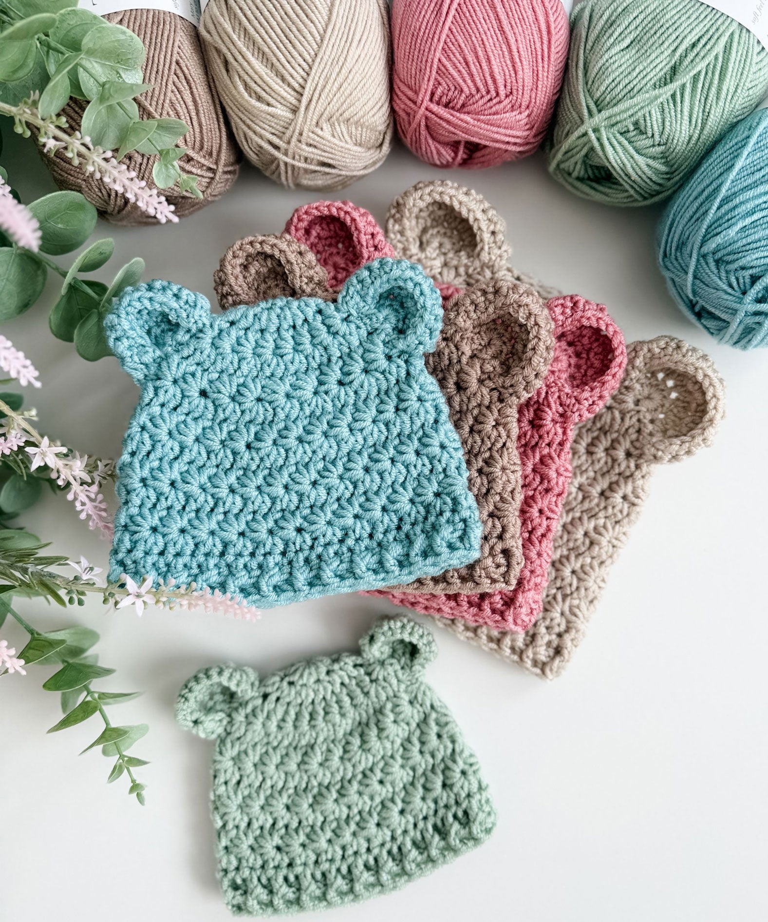 Star Stitch Baby Bear Hat