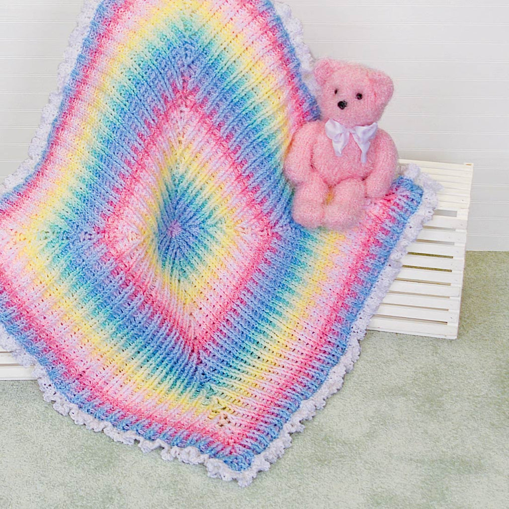 Colors of the Rainbow Blanket Pattern