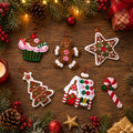 Christmas Treat Classics 6 PC Felt Ornaments
