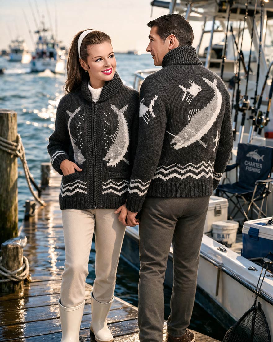 Men's Angler's Pride Cardigan Pattern