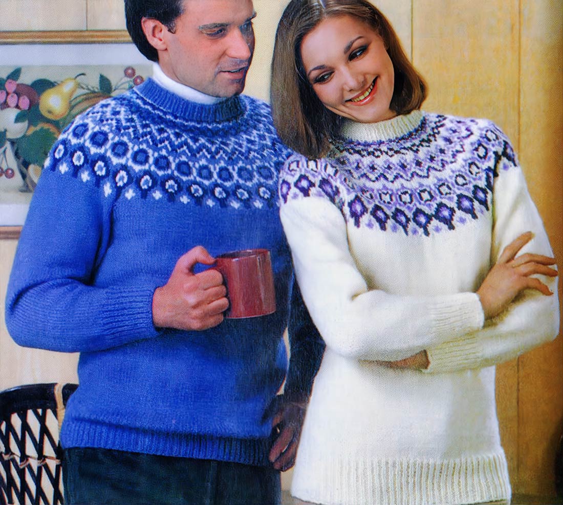 Ladies' and Men's Pullovers Pattern