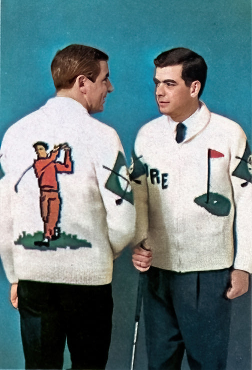 Men's or Ladies' Knitted Golf Cardigan Pattern
