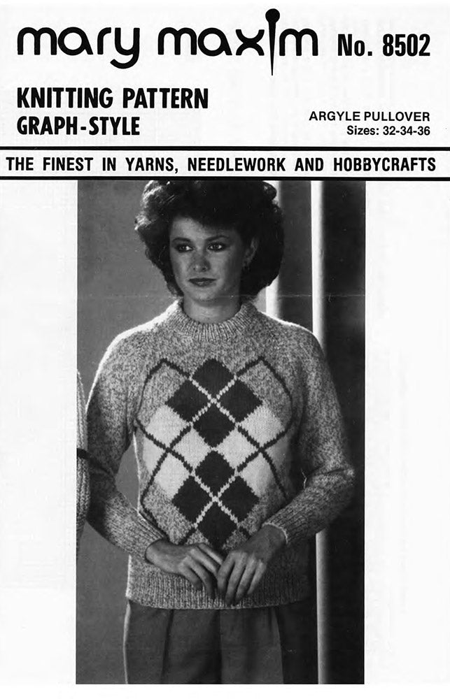 Argyle Pullover Pattern