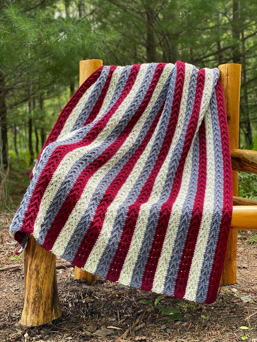 Striped Arrowhead Throw