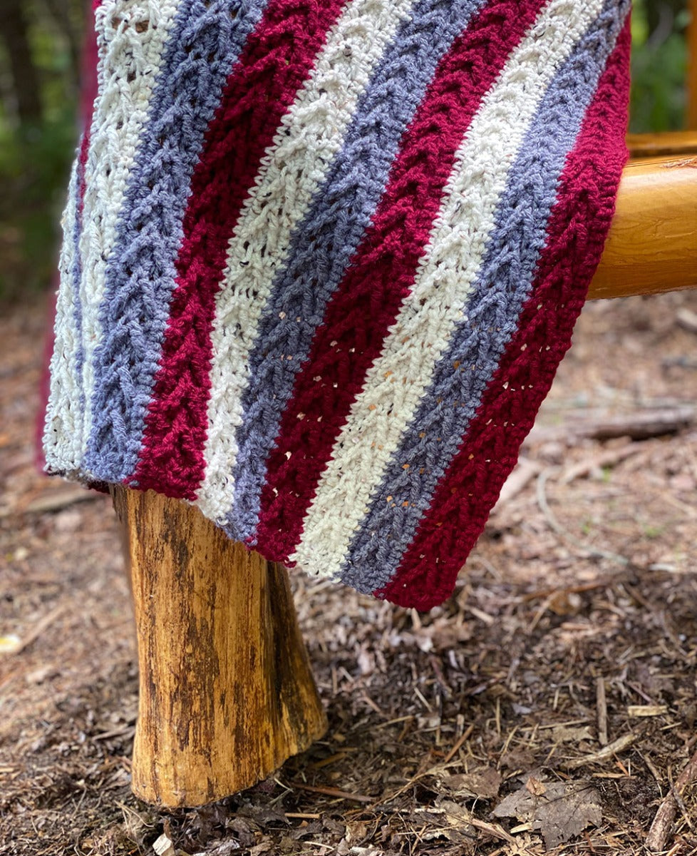 Striped Arrowhead Throw