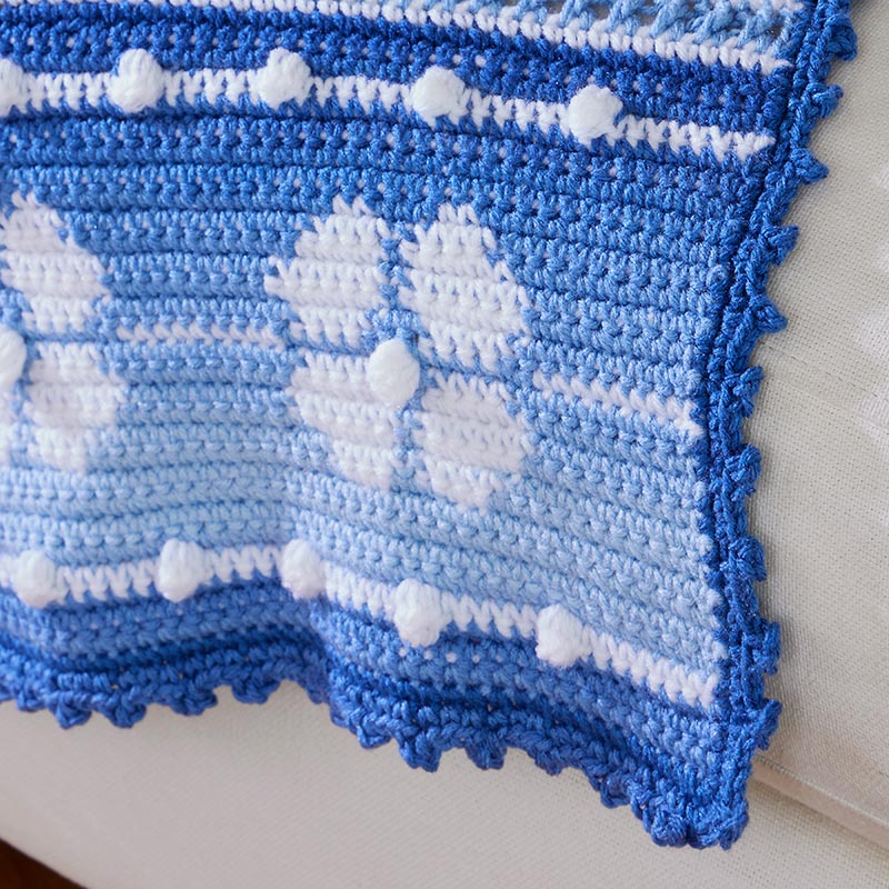 Flower Bands Blanket