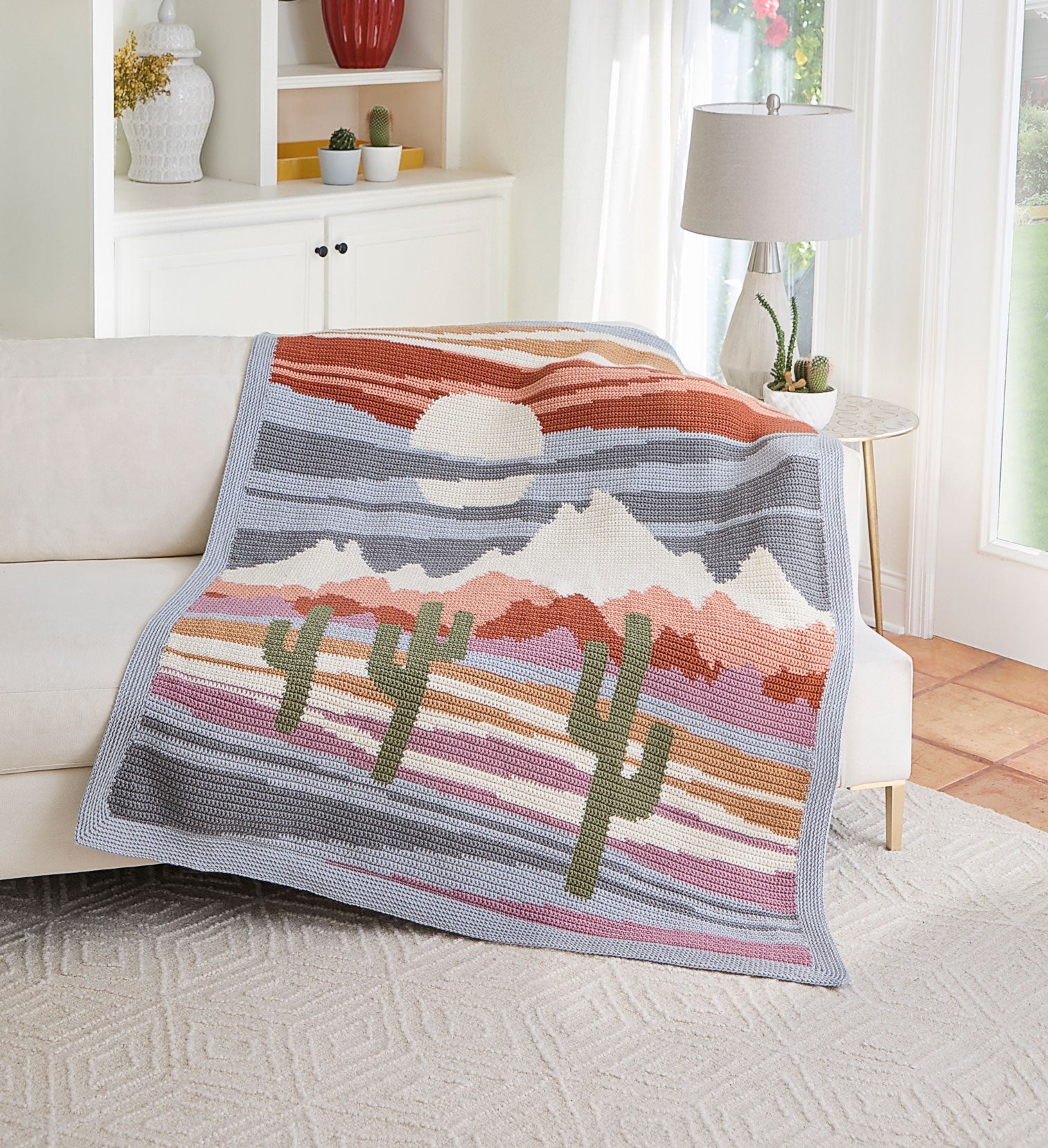 Desert Scene Afghan