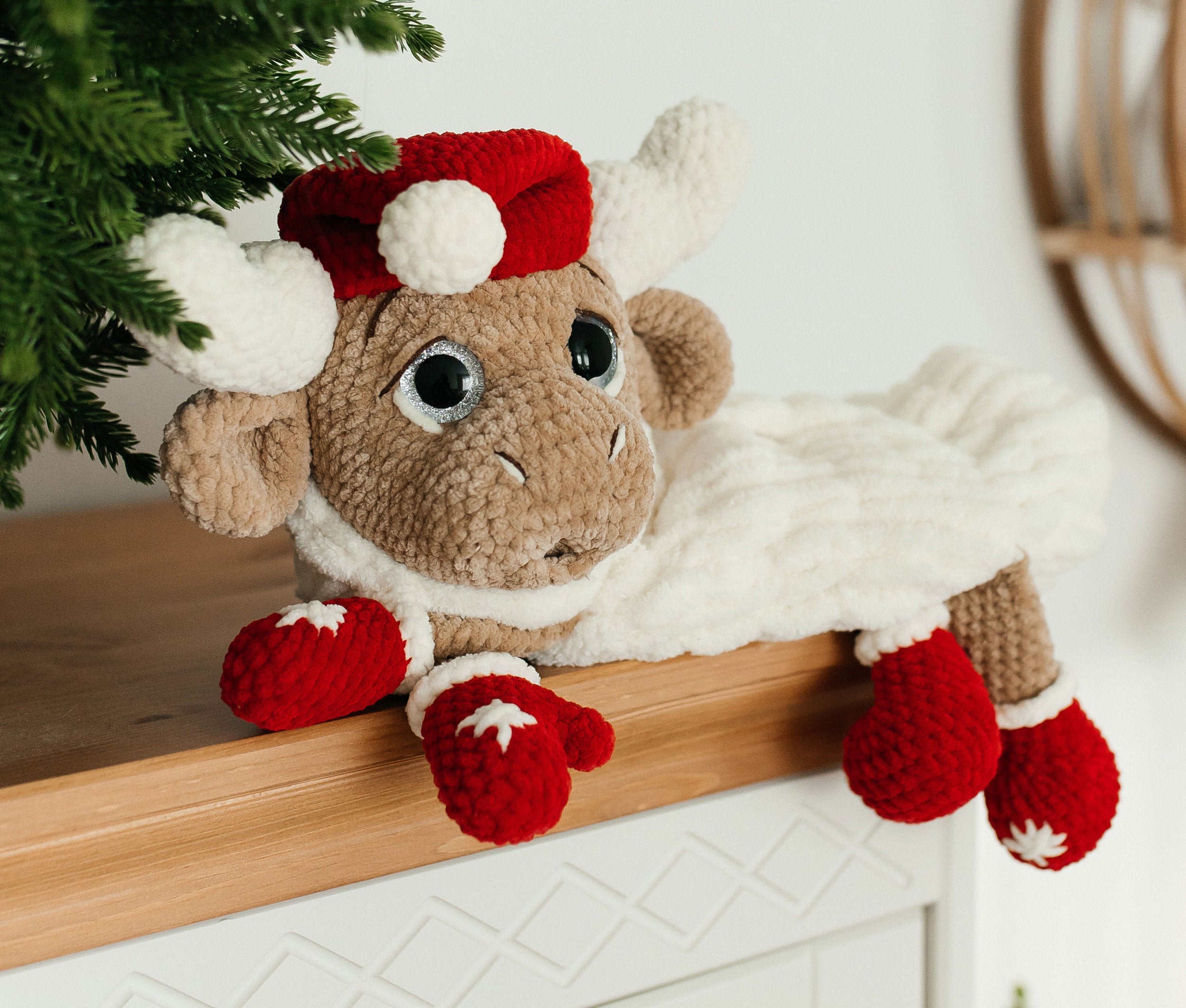 Christmas Moose Pajama Holder