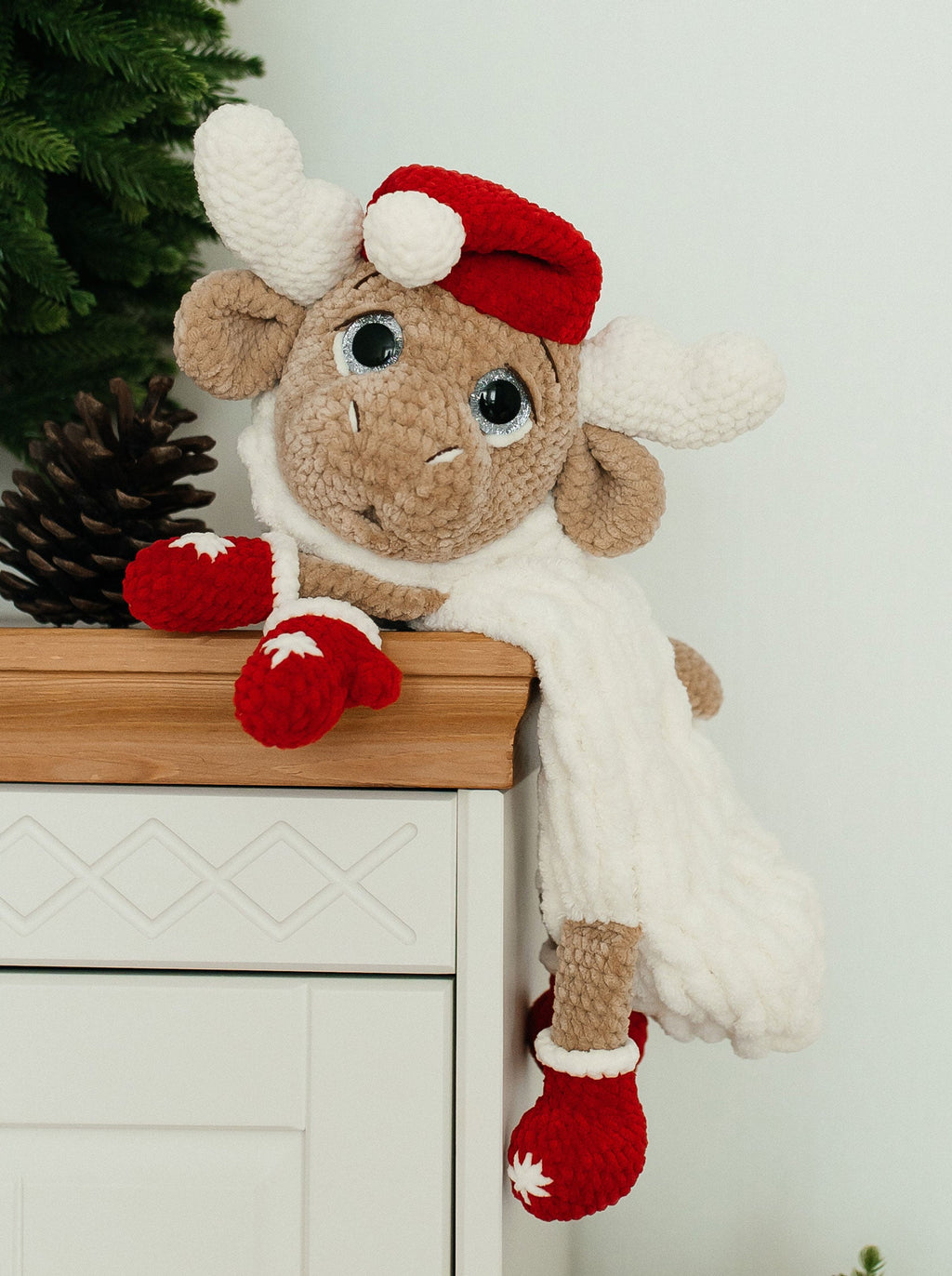 Christmas Moose Pajama Holder