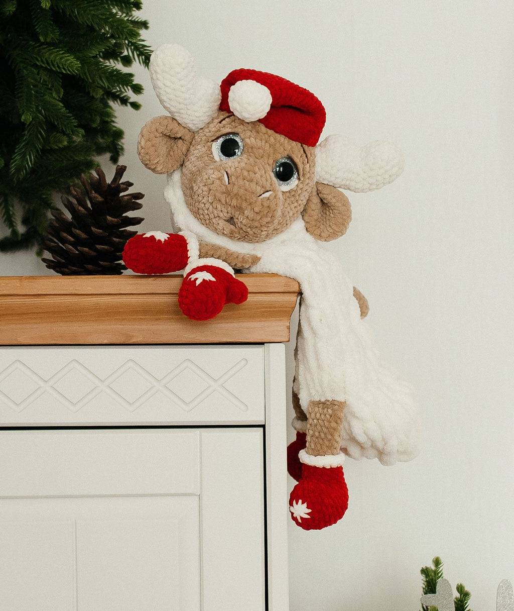 Christmas Moose Pajama Holder