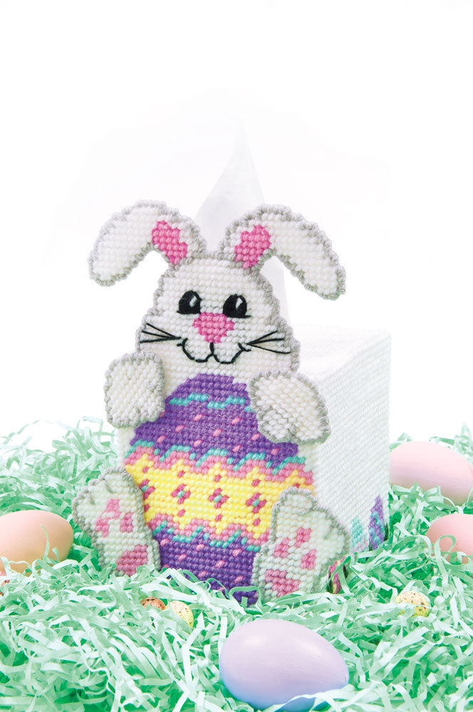 Bunny Plastic Canvas Tissue Box Cover Kit