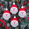 Santa Plastic Canvas Ornament Kit