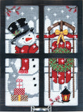 Winterland Window Frame Plastic Canvas Kit