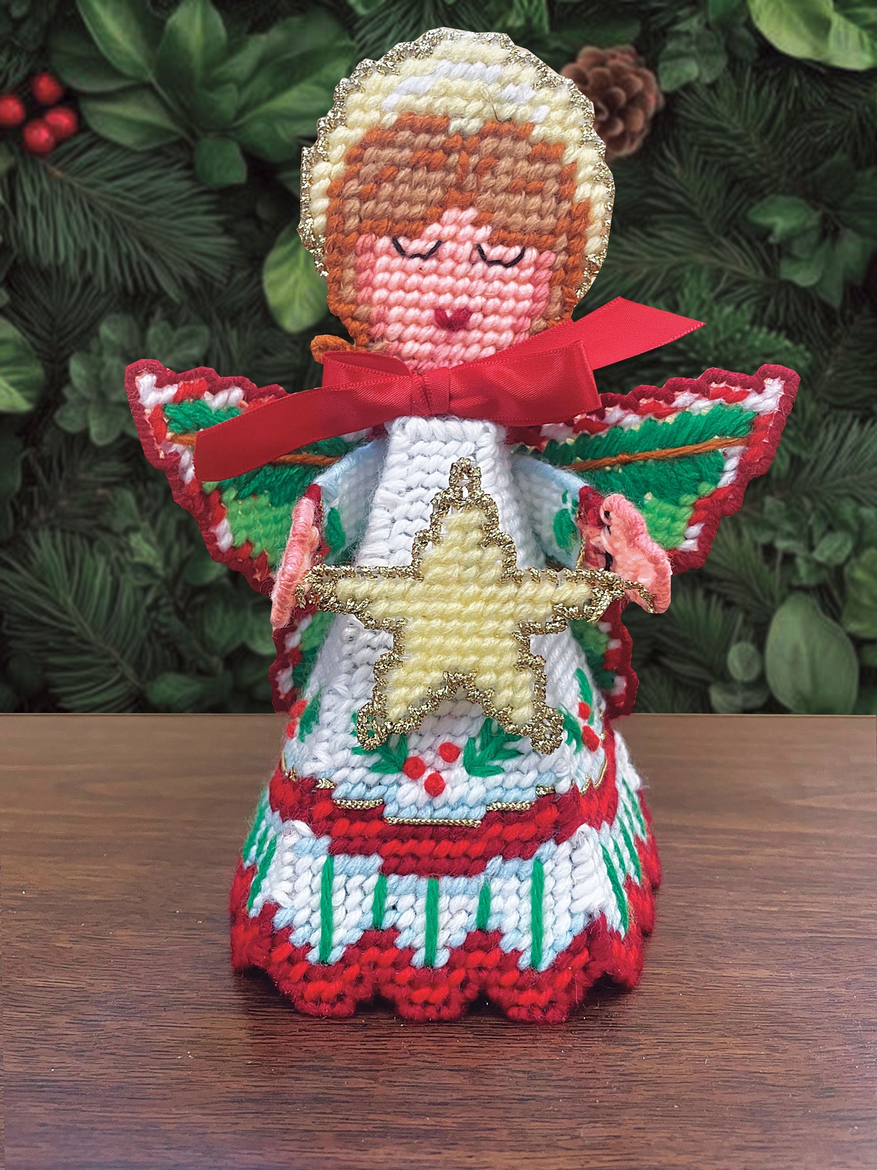 Angel Shelf Sitter Plastic Canvas Kit