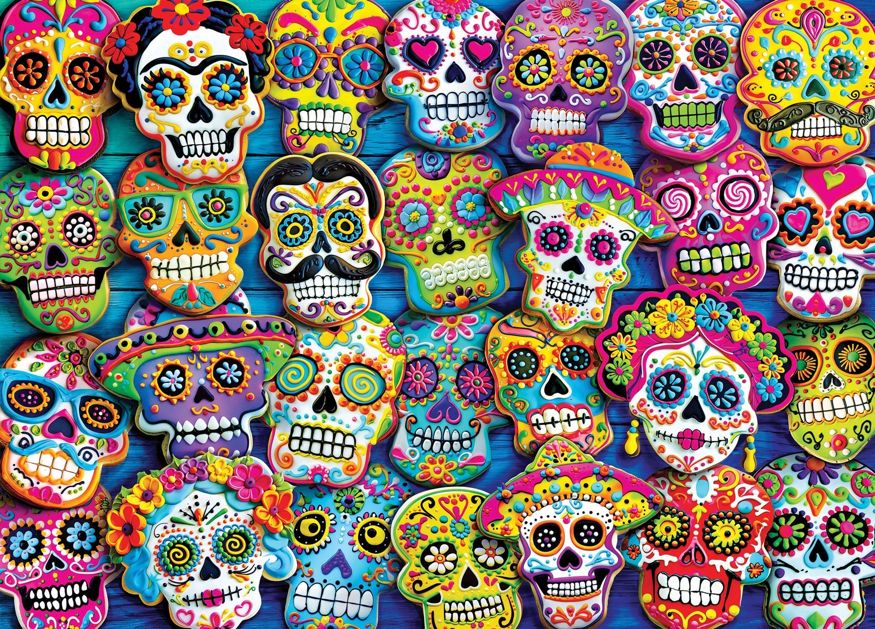 Sugar Skull Cookies Jigsaw Puzzle