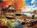 Autumn By The Lake Jigsaw Puzzle