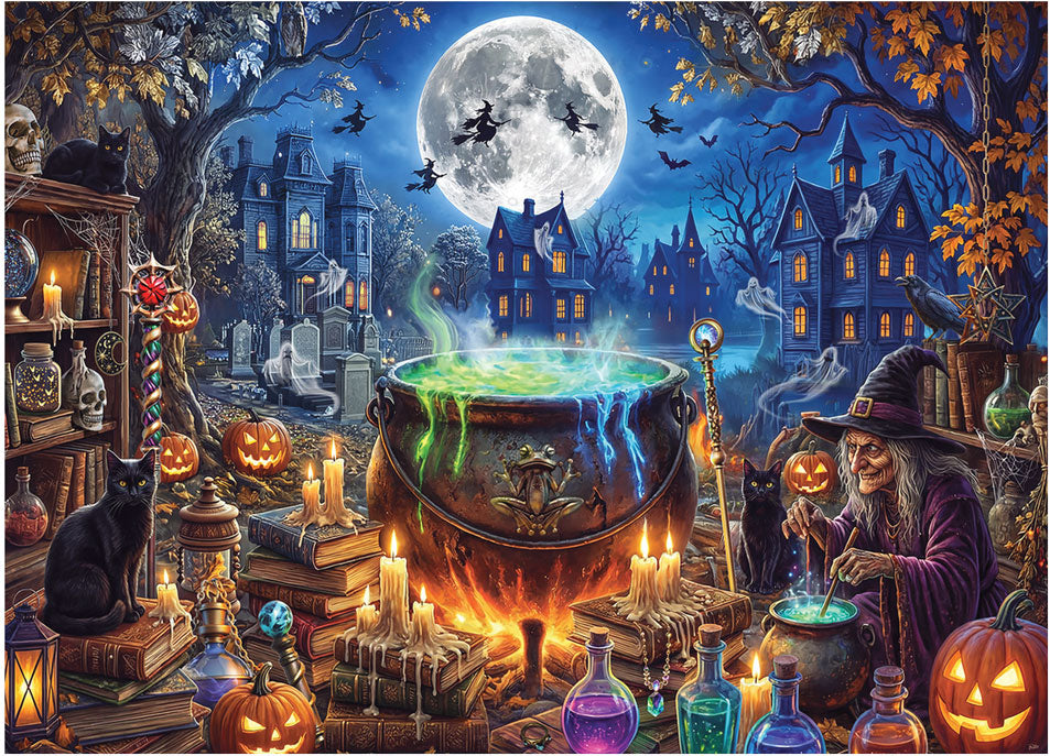 Witch's Cauldron Jigsaw Puzzle