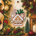 Gingerbread House Wall Plaque Diamond Dotz Kit