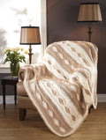 Coffee & Cream Throw Pattern