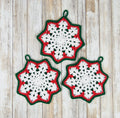 Snowflake Potholders