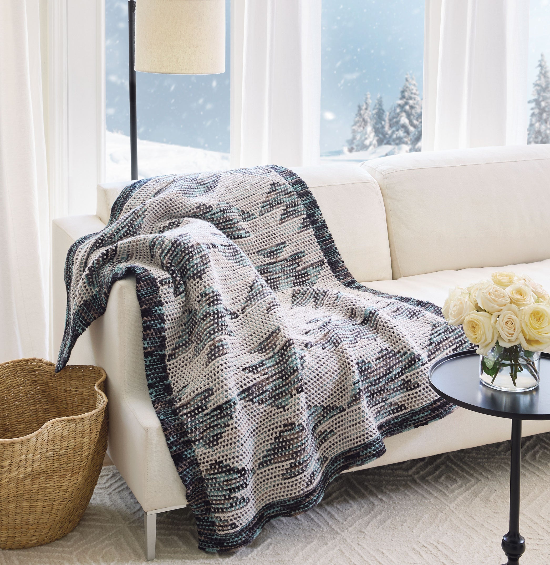 Southwest Motif Mosaic Blanket