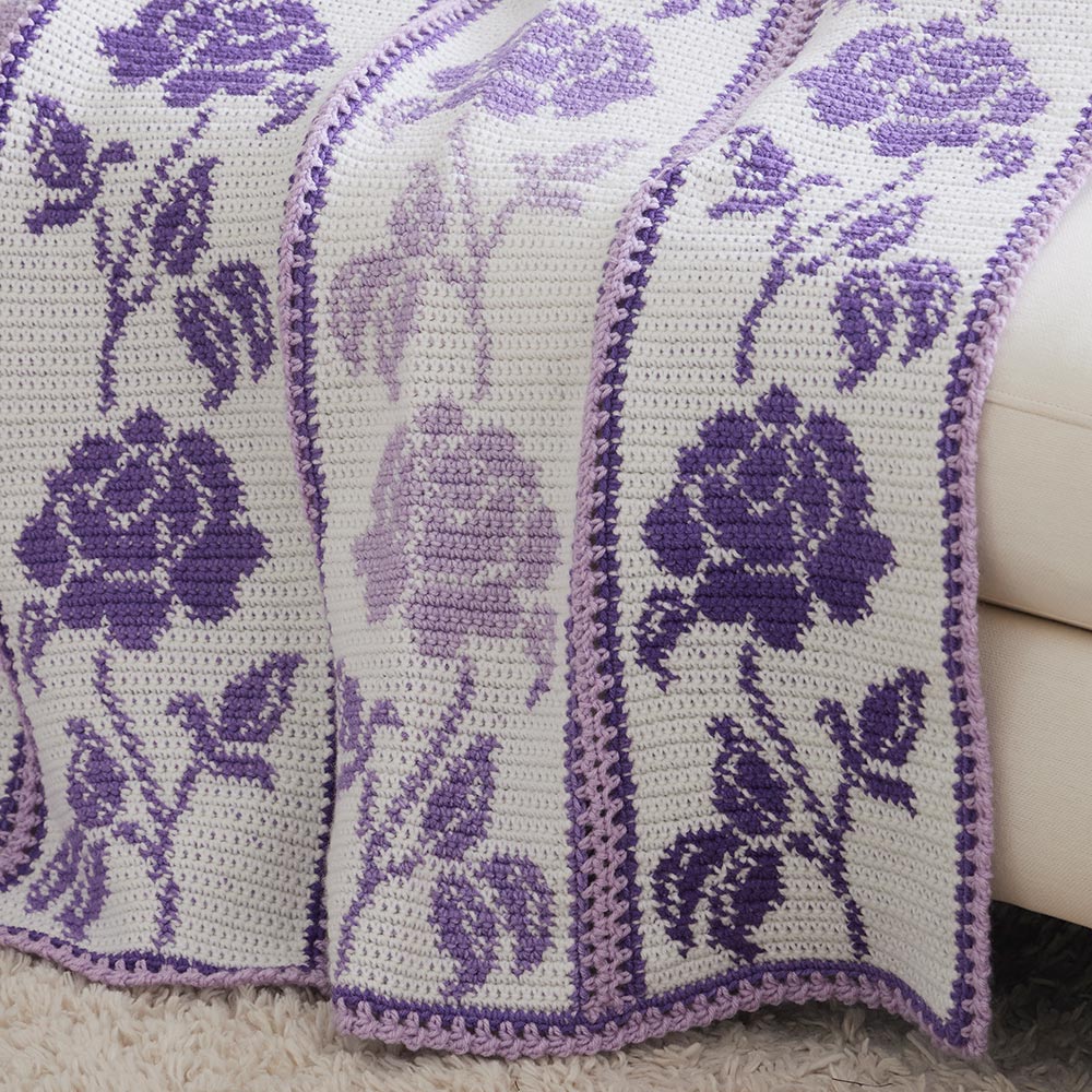 Bed of Roses Afghan