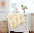 Tiled Flowers Crochet Baby Blanket
