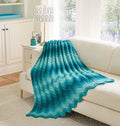 Ombre Chevron Throw