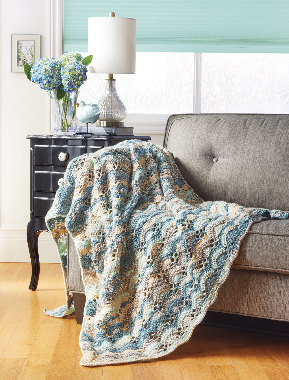 Waterfall Ripple Afghan