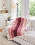 Ribbed Leaves Throw