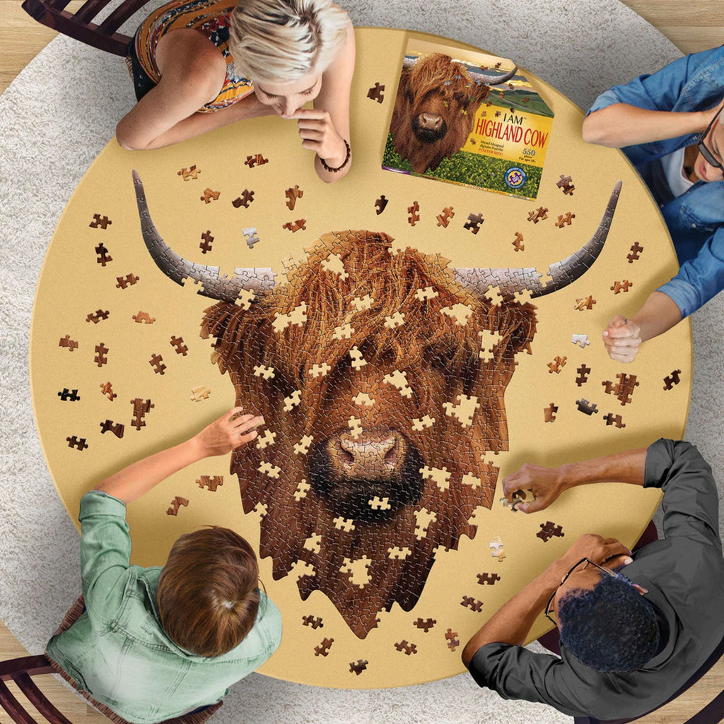 I Am Highland Cow Large Jigsaw Puzzle