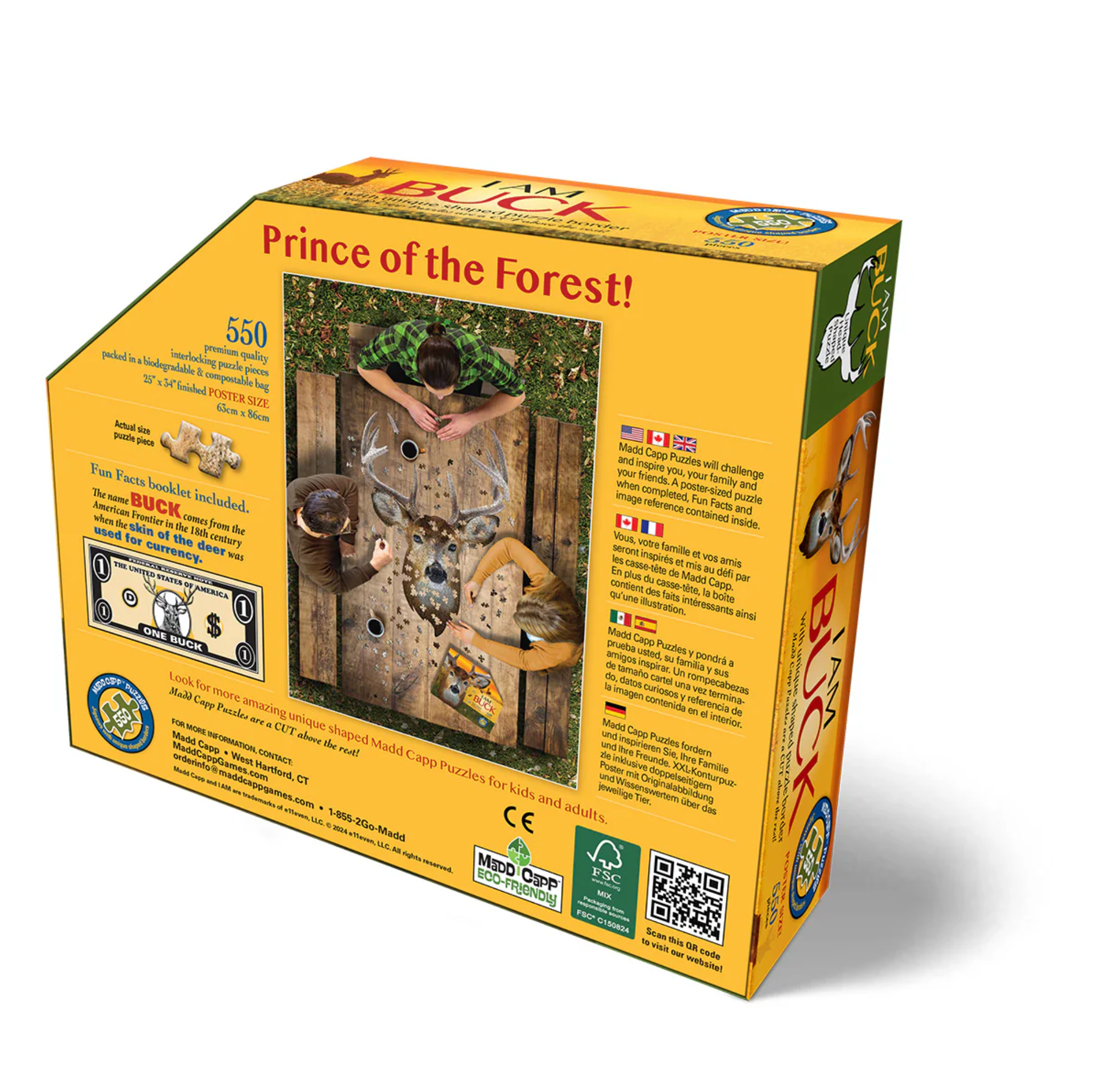 I am Buck Large Jigsaw Puzzle