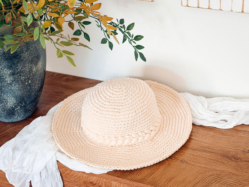 Wheatfield Crochet Sun Hat