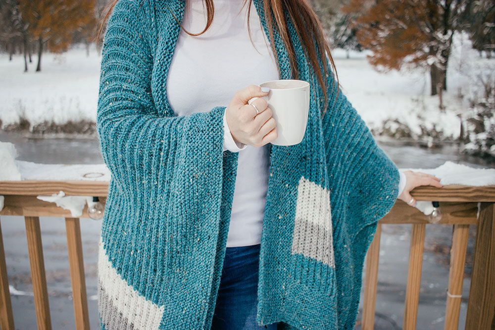 Striped Ruana