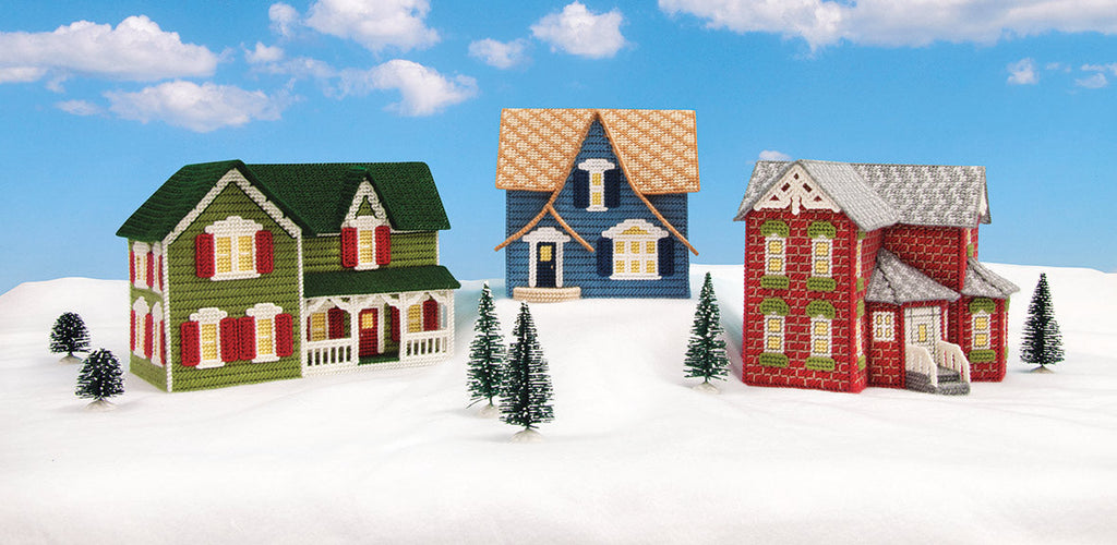 Exclusive Plastic Canvas Village