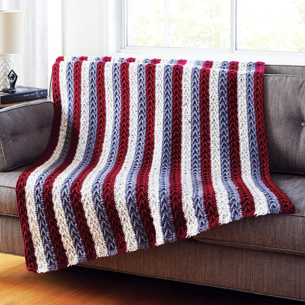 Striped Arrowhead Throw