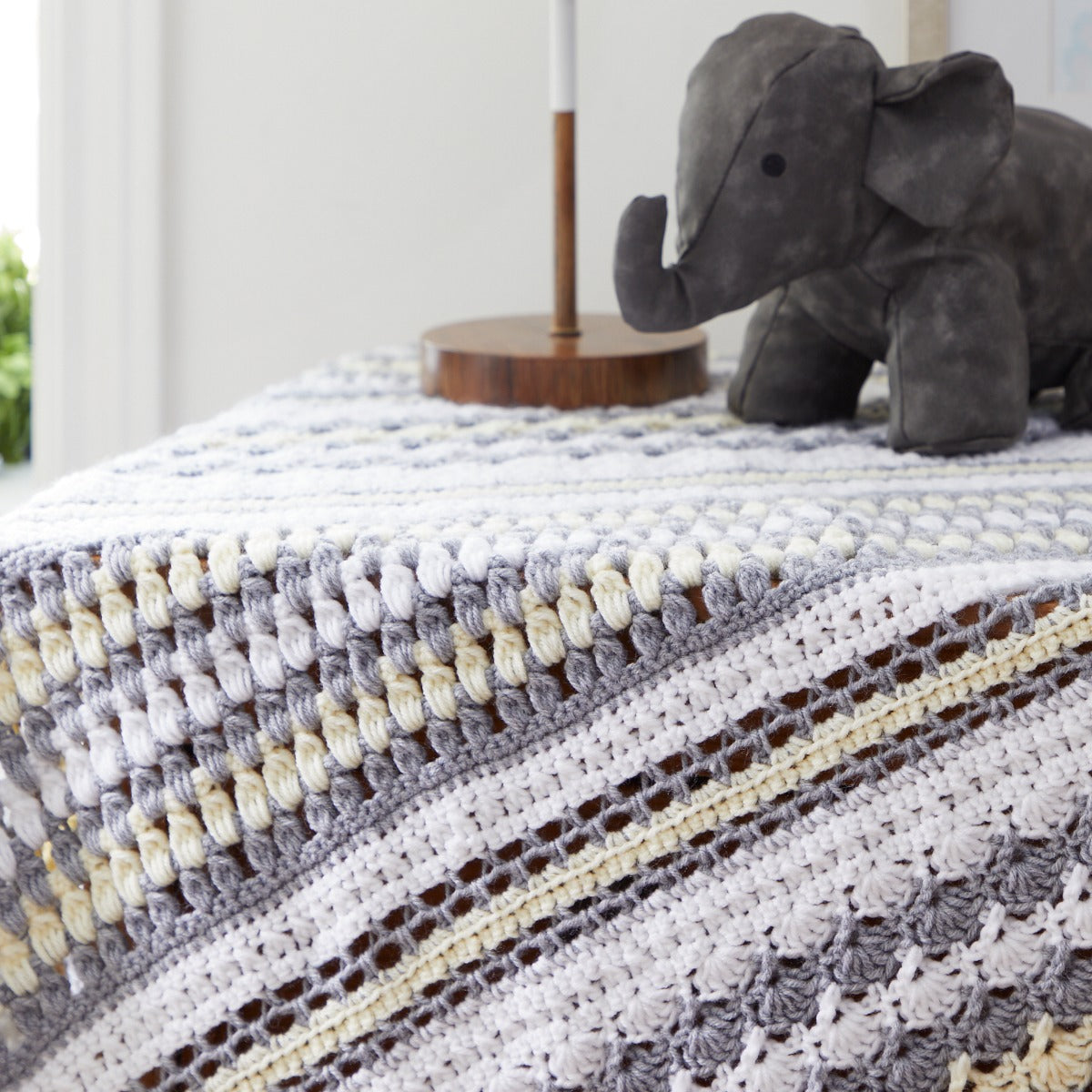 Tri-Color Sampler Baby Blanket