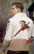 Men's or Ladies' Pheasant Hunt Cardigan Pattern