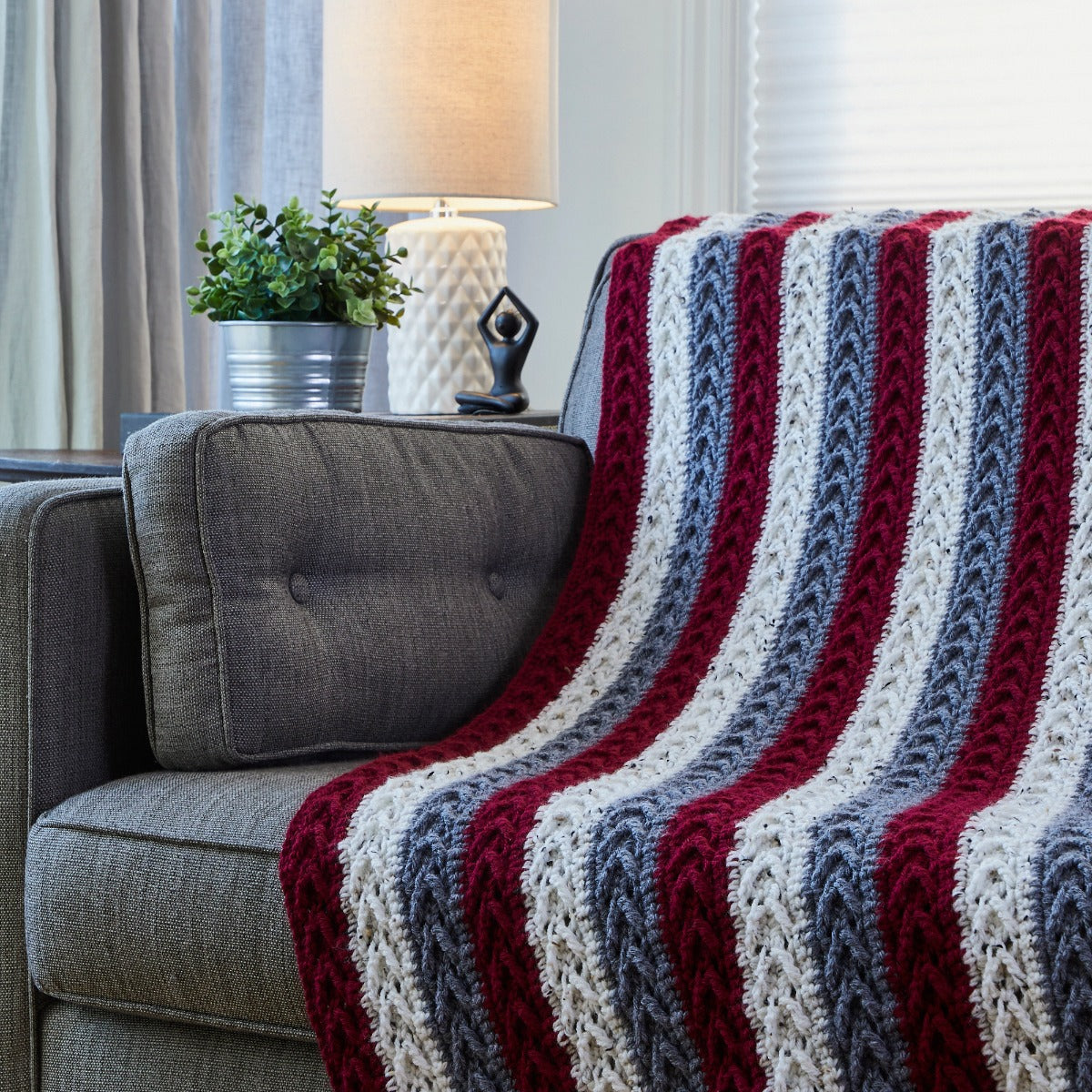 Striped Arrowhead Throw