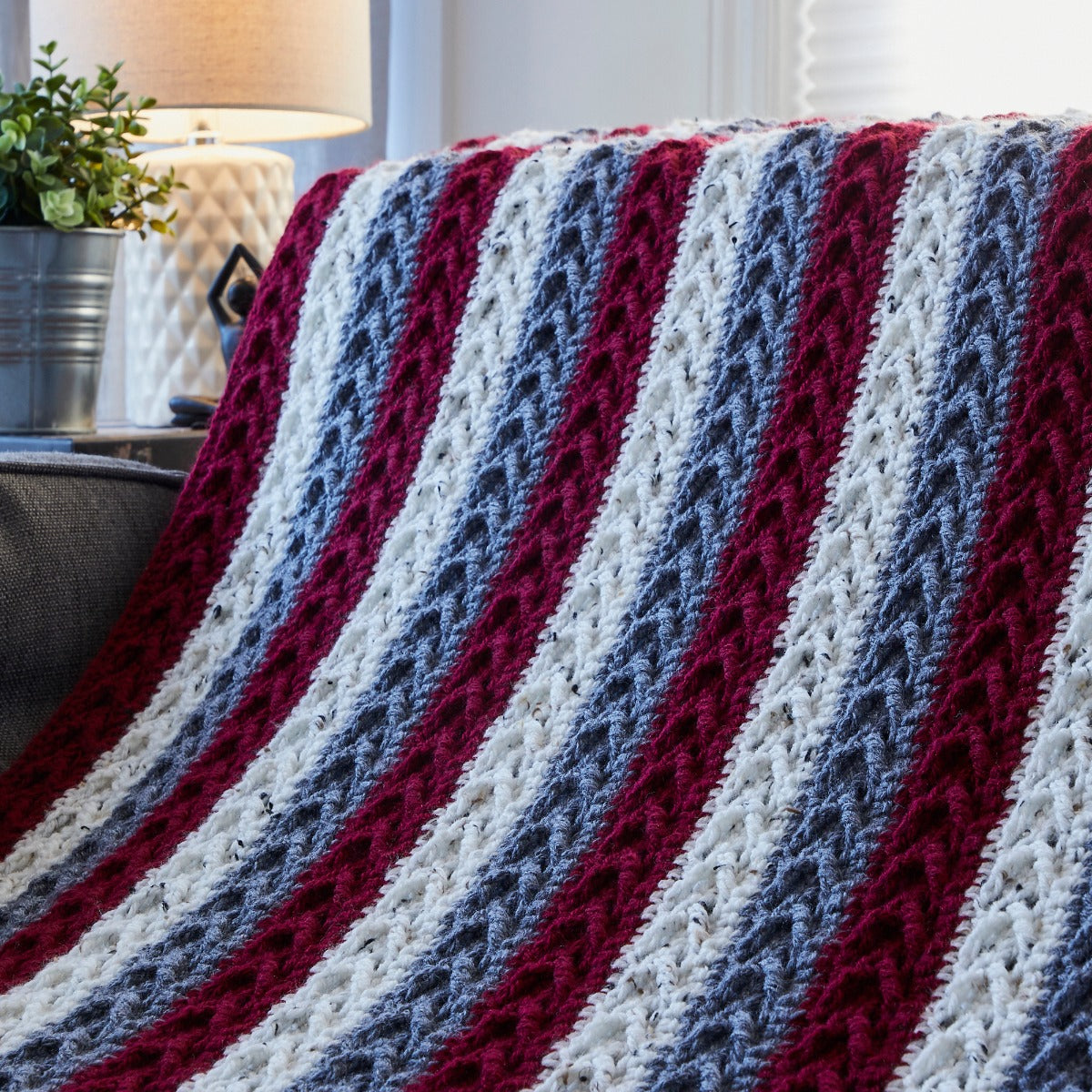 Striped Arrowhead Throw